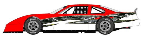 Race car wrap - car, graphics