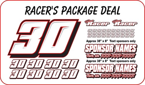 Race car numbers package dirt - numbers,